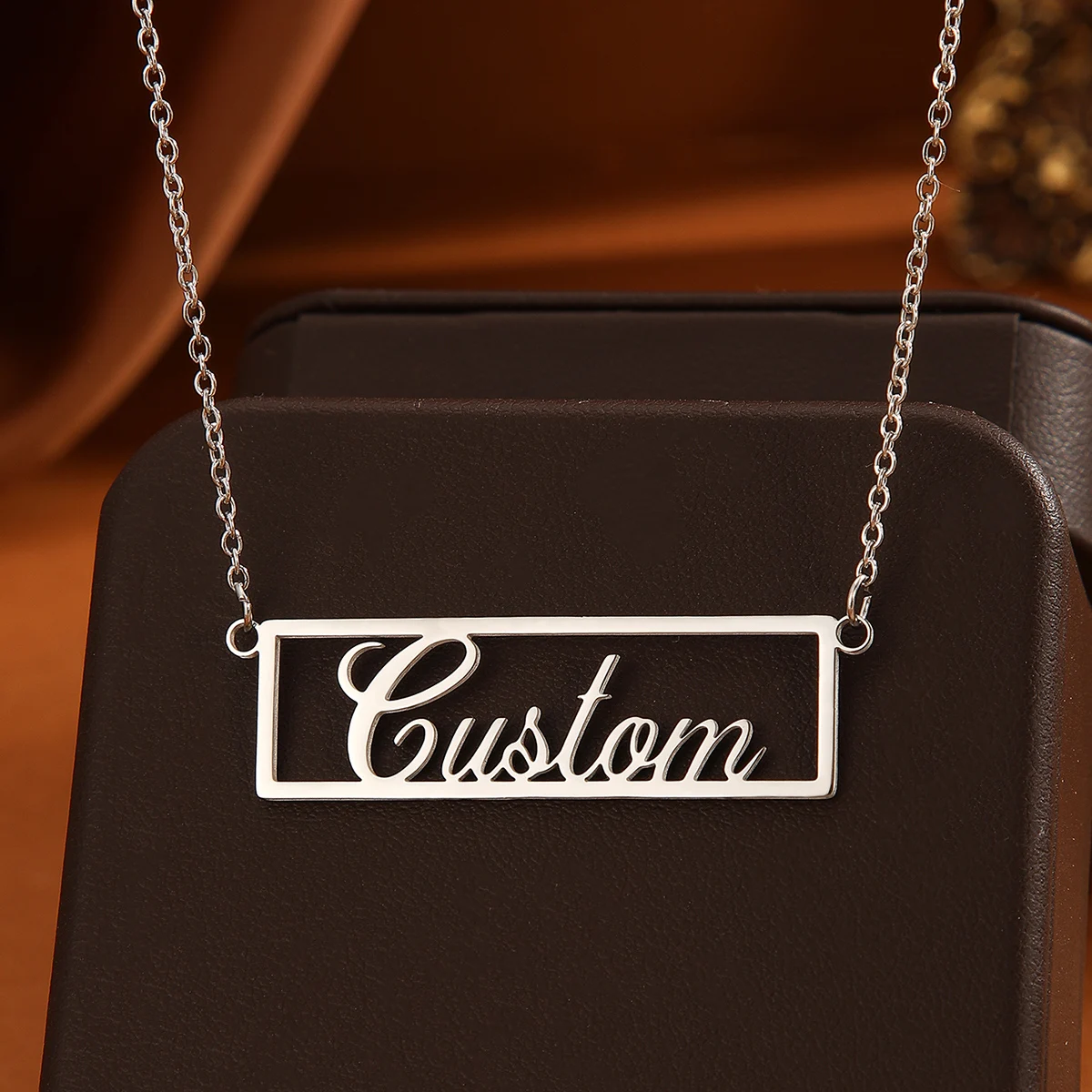 Stainless Steel Custom Name Geometric Necklace For Women Personalised Jewelry Men Chain Choker Necklace
Stainless Steel Custom Name Geometric Necklace For Women Personalised Jewelry Men Chain Choker Necklace