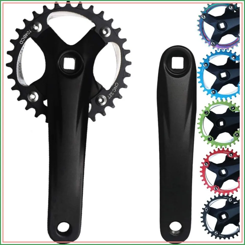 Square Taper Crankset 30T-40T Narrow Wide Chainring
Square Taper Crankset 30T-40T Narrow Wide Chainring