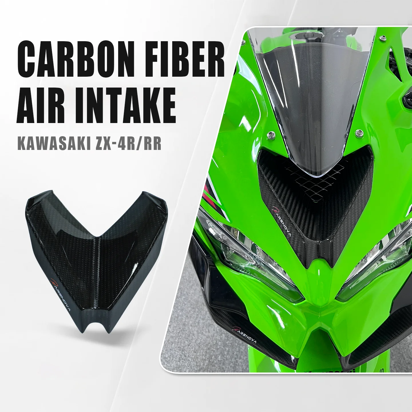 ZX-4R Carbon Fiber Air Intake Cover For KAWASAKI ZX-25R ZX-4RR Motorcycle Air Intake Stamping Port Shell Cover Before Fairing
ZX-4R Carbon Fiber Air Intake Cover For KAWASAKI ZX-25R ZX-4RR Motorcycle Air Intake Stamping Port Shell Cover Before Fairing