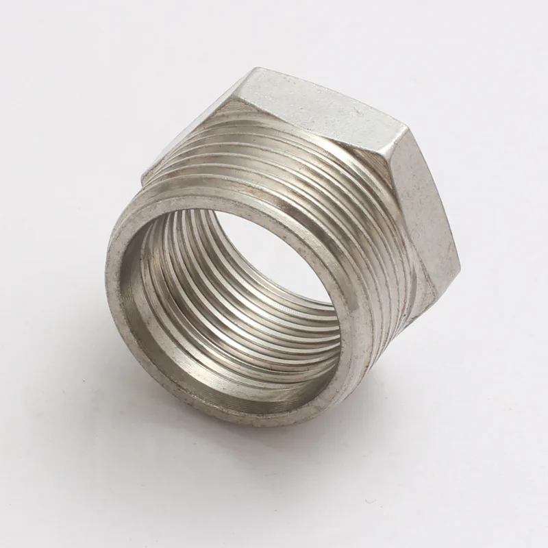 1PC Stainless Steel Reducer Pipe Fitting Compensation Fitting Male 3/4' To Female 1/2' Water Oil Gas Connector
1PC Stainless Steel Reducer Pipe Fitting Compensation Fitting Male 3/4' To Female 1/2' Water Oil Gas Connector