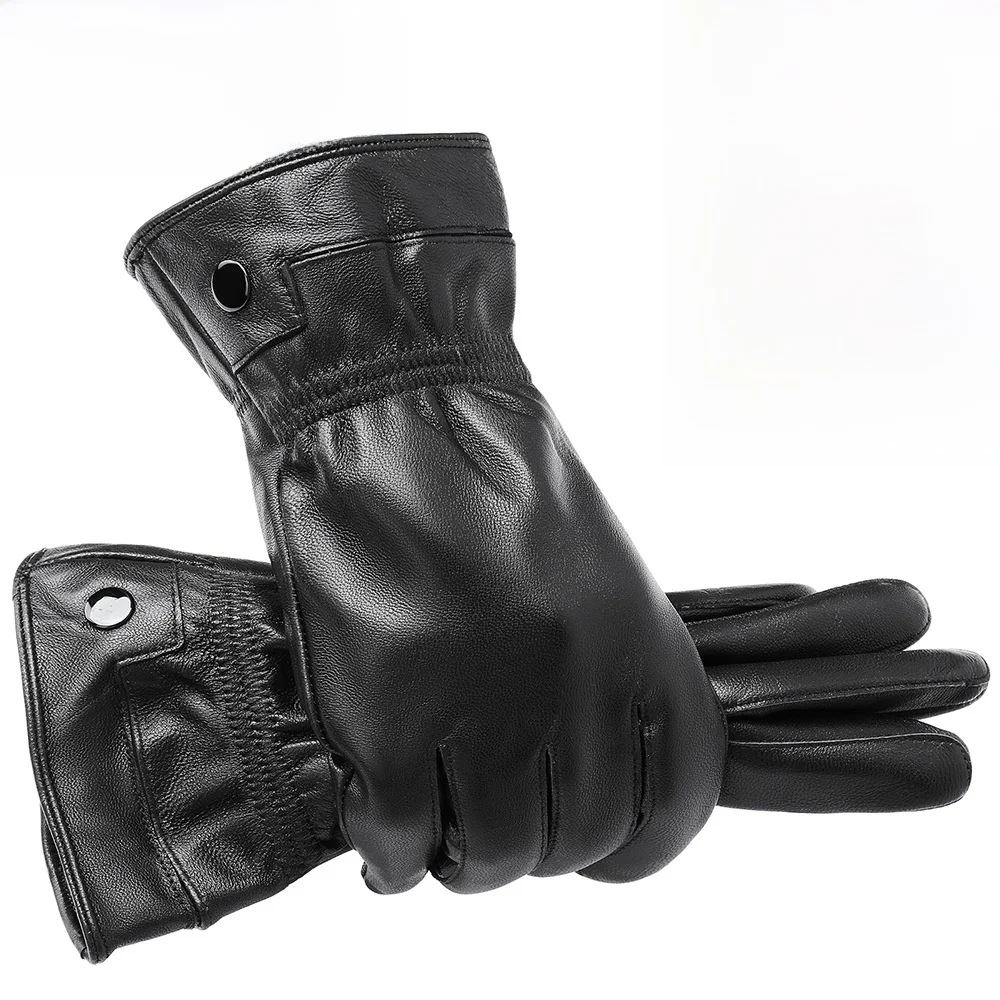 Thickened Genuine Leather Gloves Men's Winter Cycling Gloves Fleece Lined Outdoor Fishing Cold Proof Warm Touch Gloves
Thickened Genuine Leather Gloves Men's Winter Cycling Gloves Fleece Lined Outdoor Fishing Cold Proof Warm Touch Gloves