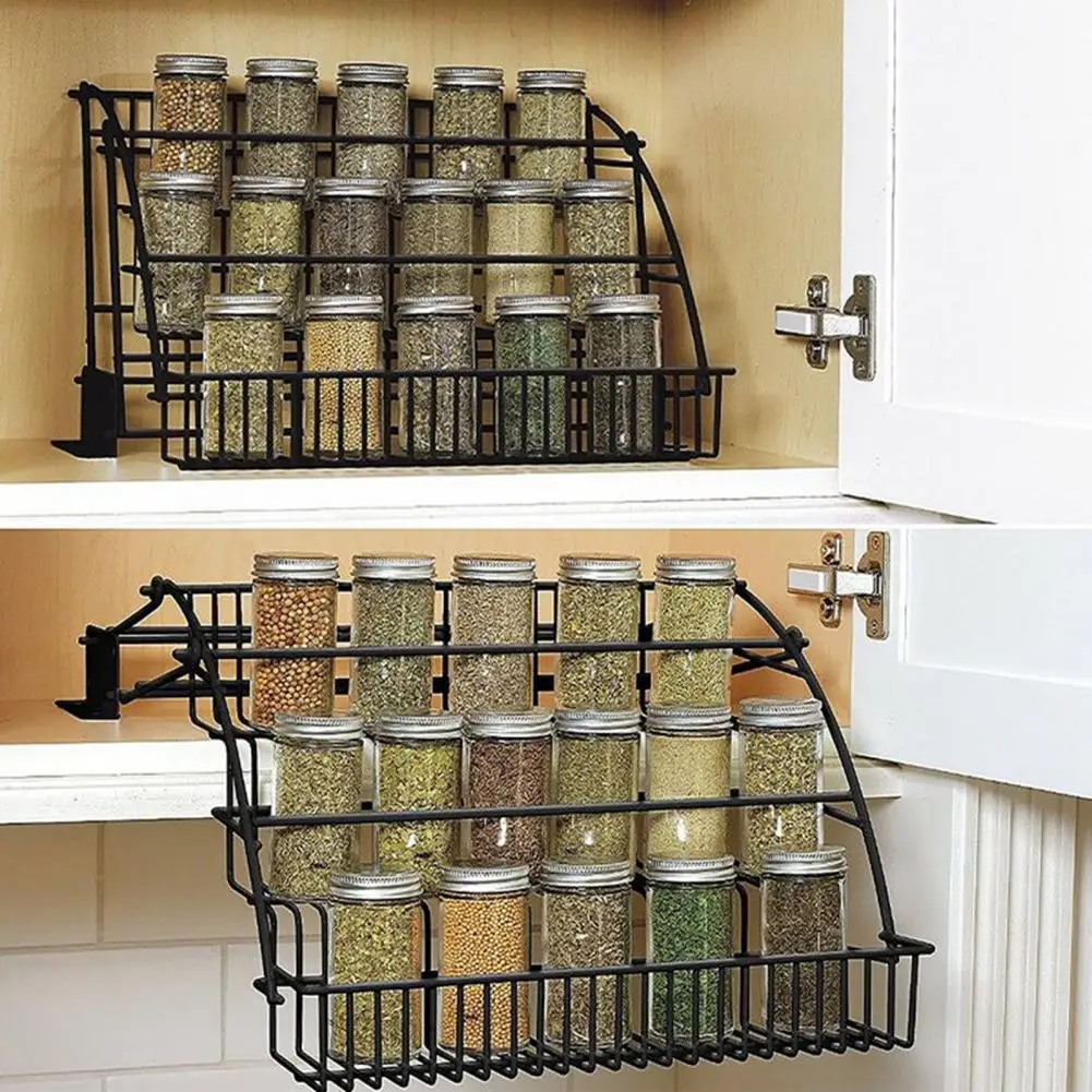 Compact Spice Holder Three-layer Spice Rack Retractable Spice Rack Organizer with Capacity Strong Load-bearing for Easy Kitchen
Compact Spice Holder Three-layer Spice Rack Retractable Spice Rack Organizer with Capacity Strong Load-bearing for Easy Kitchen