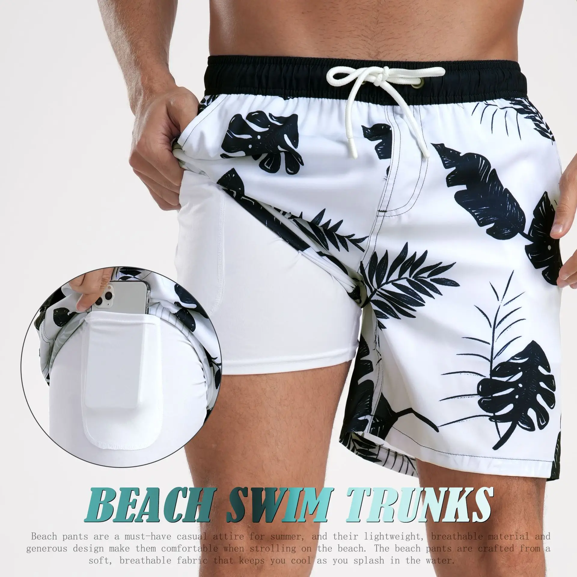 Men Double Layer Shorts Summer Casual Loose Beach Shorts Fashion Vacation Sports Short Pants Breathable Streetwear Man Shorts
Men Double Layer Shorts Summer Casual Loose Beach Shorts Fashion Vacation Sports Short Pants Breathable Streetwear Man Shorts