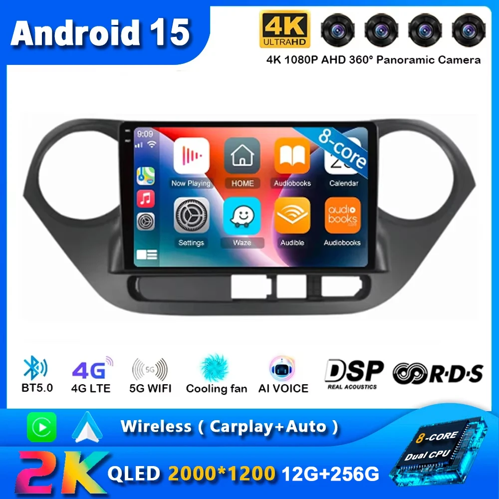 Android 15 Car Radio For Hyundai Grand I10 2013-2018 Multimedia Player 2Din GPS Navigation Carplay Stereo DVD Head Unit Speakers
Android 15 Car Radio For Hyundai Grand I10 2013-2018 Multimedia Player 2Din GPS Navigation Carplay Stereo DVD Head Unit Speakers