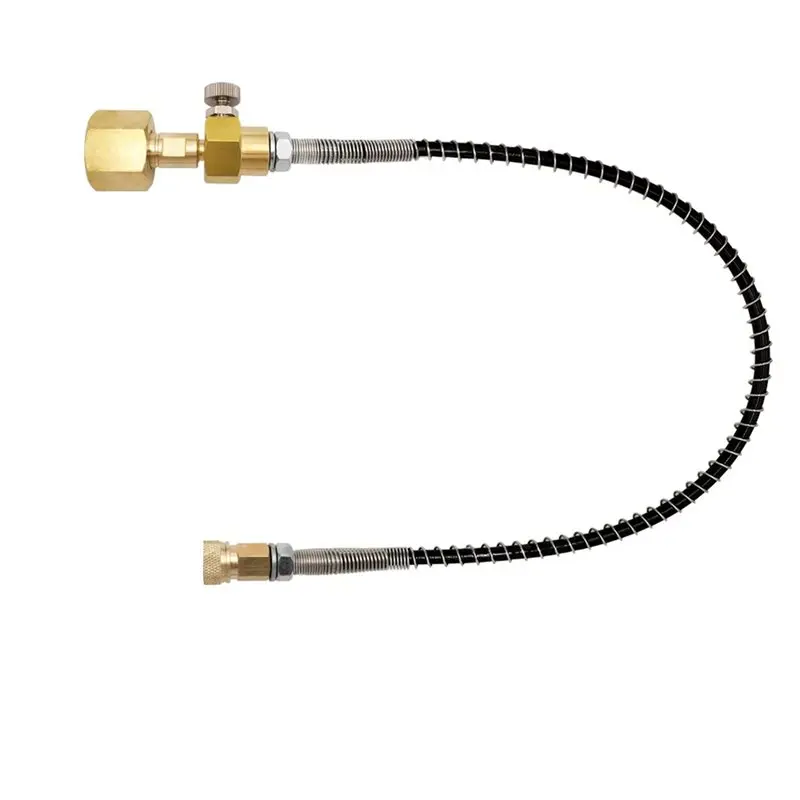M12K-Refill Adaptor For Carbon Dioxide Tank W/8Mm Quick Female Adapter Connector Reinforced Spring Hose Kit
M12K-Refill Adaptor For Carbon Dioxide Tank W/8Mm Quick Female Adapter Connector Reinforced Spring Hose Kit