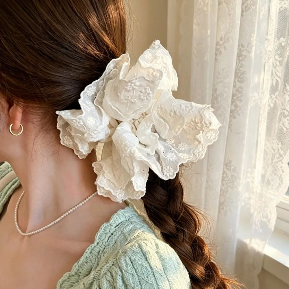 Woman Large Solid Color Chiffon Scrunchies Girls Sweet Rubber Band Lady Hair Accessories Hair Ties Ponytail Holders Ornaments
Woman Large Solid Color Chiffon Scrunchies Girls Sweet Rubber Band Lady Hair Accessories Hair Ties Ponytail Holders Ornaments