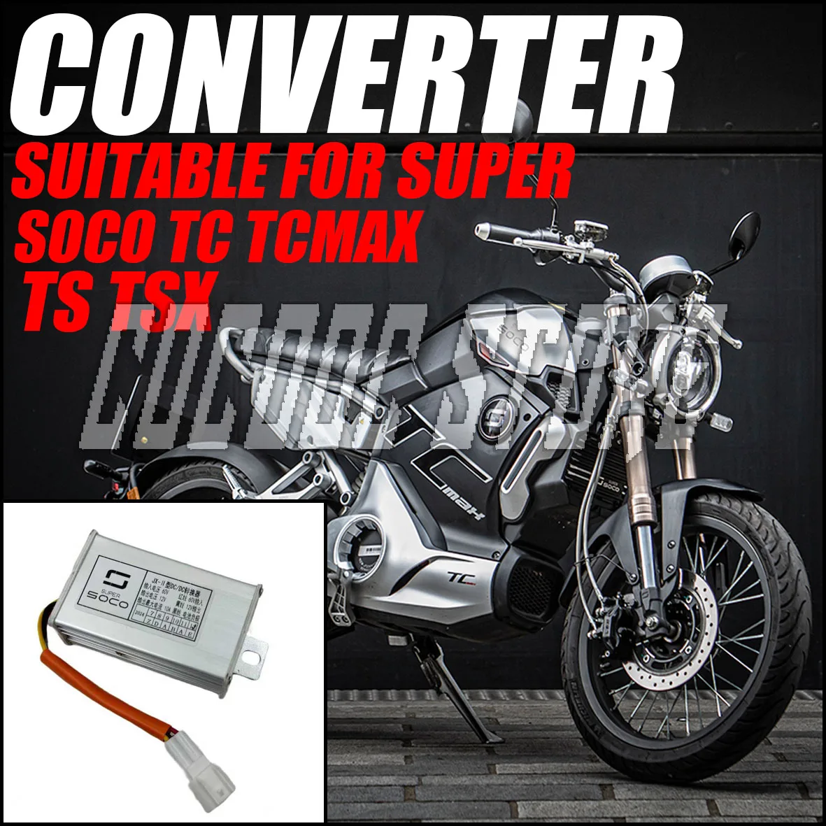 Original DC Adapter for SUPER SOCO TC TCMax TS TSX Electric Vehicle Charging Cord Exclusively Compatible with SUPER SOCO Product
Original DC Adapter for SUPER SOCO TC TCMax TS TSX Electric Vehicle Charging Cord Exclusively Compatible with SUPER SOCO Product