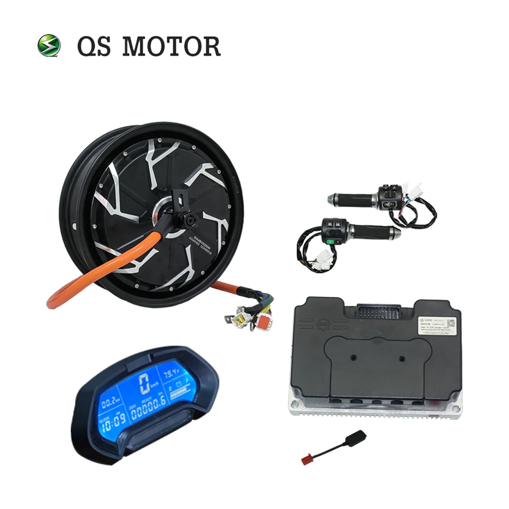 QS Motor 12*3.5inch QS260 5000W V4 72V Hub Motor with ND72680 Controller Conversion Kit for Racing Electric Motorcycle
QS Motor 12*3.5inch QS260 5000W V4 72V Hub Motor with ND72680 Controller Conversion Kit for Racing Electric Motorcycle