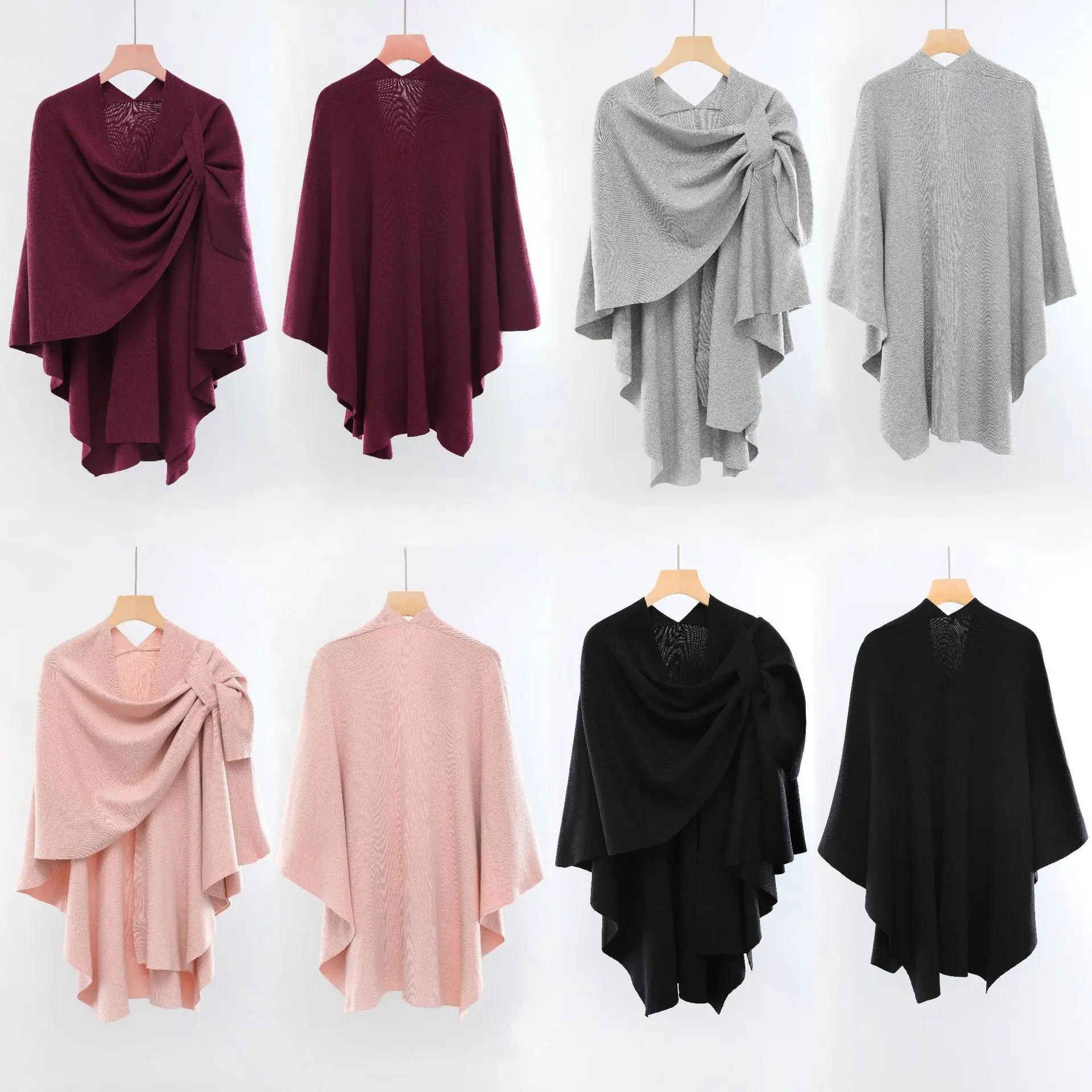 Женская накидка-шаль, тонкий вязаный кардиган с перекрестной передней частью, подходящий для мест холодной погоды и кондиционирования воздуха.
Женская накидка-шаль, тонкий вязаный кардиган с перекрестной передней частью, подходящий для мест холодной погоды и кондиционирования воздуха.