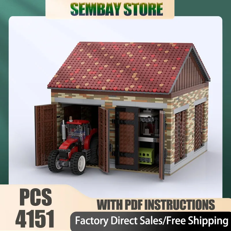 City Street View Moc Building Bricks Modular Farm Shed Model Technology Blocks Christmas DIY Toy Construction Holiday Gifts
City Street View Moc Building Bricks Modular Farm Shed Model Technology Blocks Christmas DIY Toy Construction Holiday Gifts