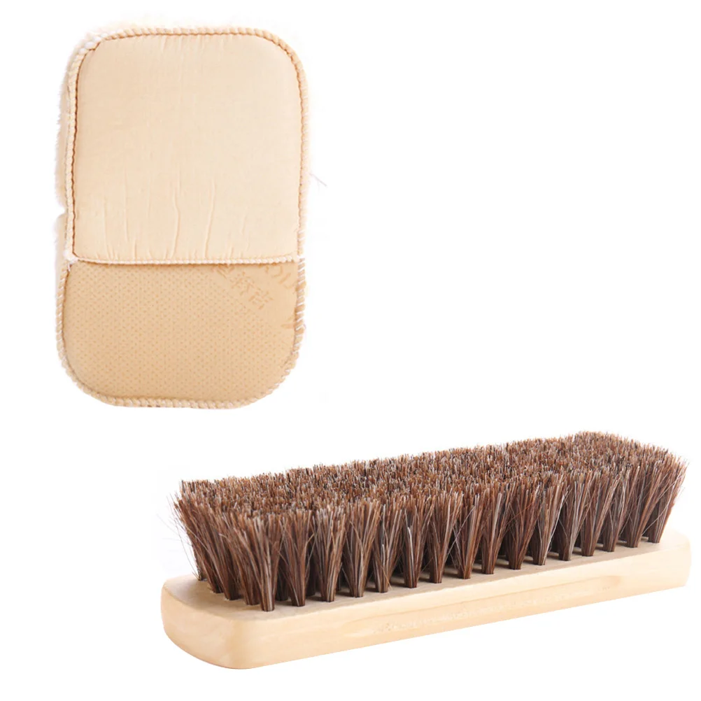 2pcs Cleaning Tool Kit Mitt Wood Handle Horsehair Brush For Car Interior Shoe Sofa Dust Removal Oil Polish Household
2pcs Cleaning Tool Kit Mitt Wood Handle Horsehair Brush For Car Interior Shoe Sofa Dust Removal Oil Polish Household
