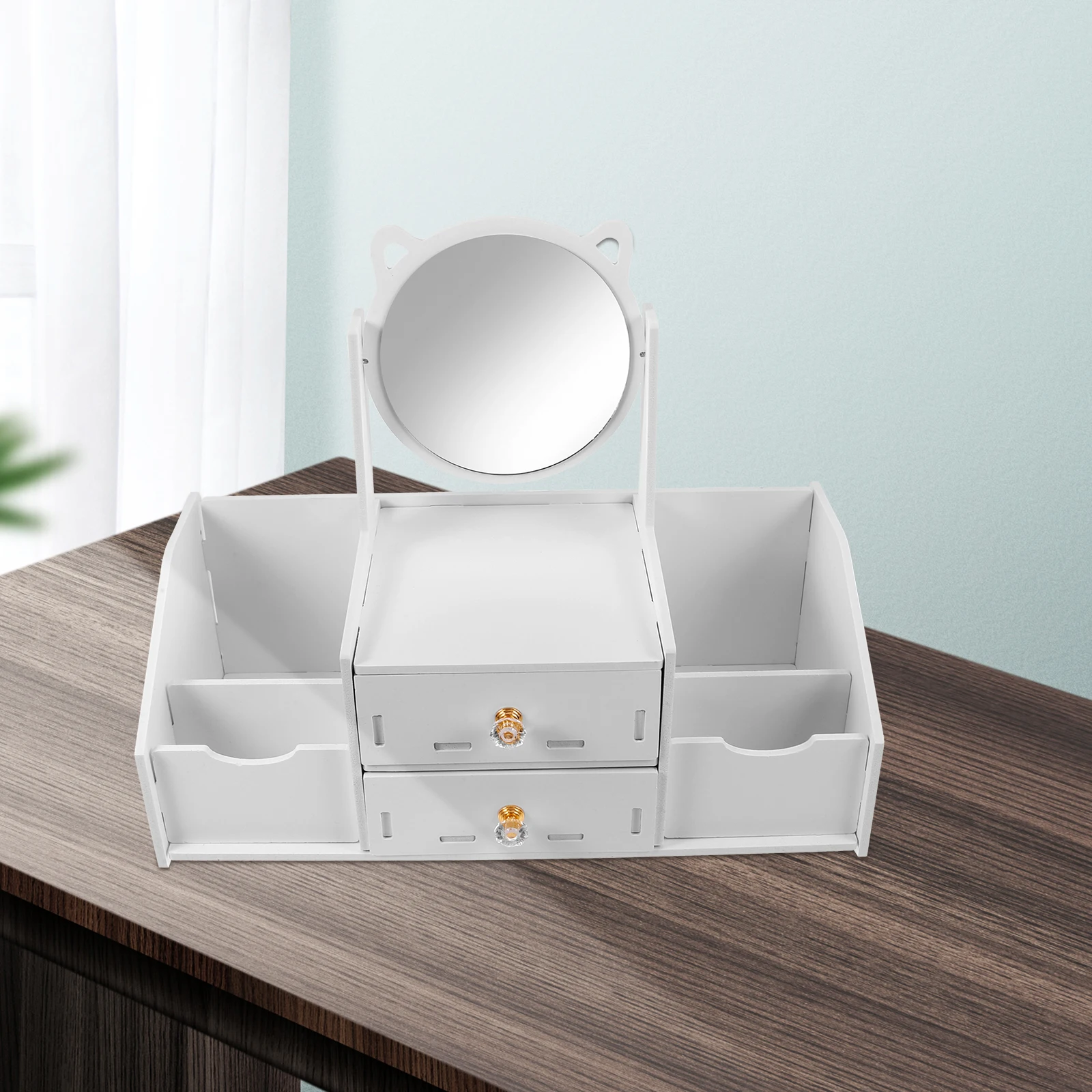 Large Multifunctional Makeup Mirror ganizer Vanity Storage Box for Cosmetics Jewelry Skincare Double Compartment Desktop
Large Multifunctional Makeup Mirror ganizer Vanity Storage Box for Cosmetics Jewelry Skincare Double Compartment Desktop