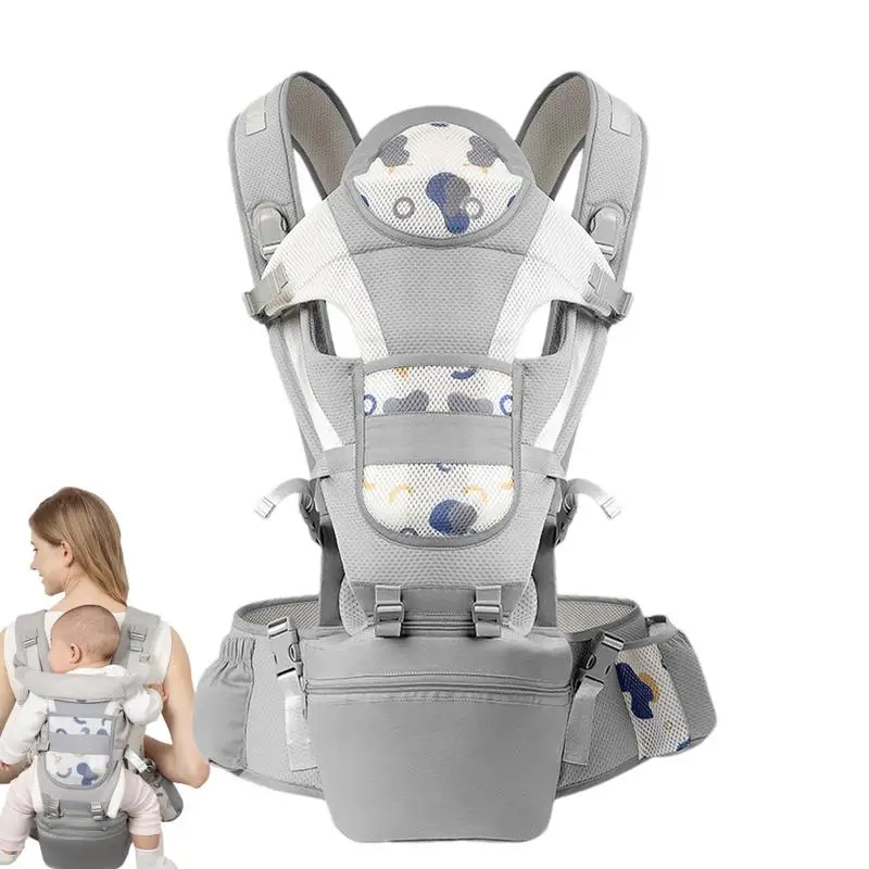 Kids Carrier Adjustable Kids Front Carrier With Hip Seat Breathable Hip Seat Holder Front Facing Baby Holder For Home Travel
Kids Carrier Adjustable Kids Front Carrier With Hip Seat Breathable Hip Seat Holder Front Facing Baby Holder For Home Travel