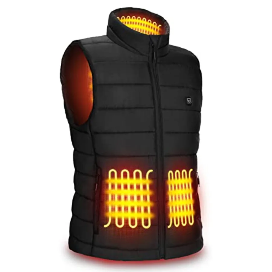 Heated Vest for Men/Women Electric Heated Jacket Body Warmer Electric Heating Vest 3 Heating Levels Battery Excluded
Heated Vest for Men/Women Electric Heated Jacket Body Warmer Electric Heating Vest 3 Heating Levels Battery Excluded