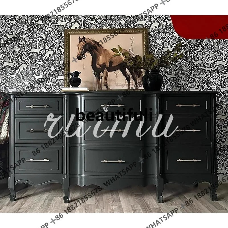 Средневековый сундук из цельного дерева, шкаф для хранения мелочей в маленькой квартире, простой американский настенный боковой шкаф
Средневековый сундук из цельного дерева, шкаф для хранения мелочей в маленькой квартире, простой американский настенный боковой шкаф