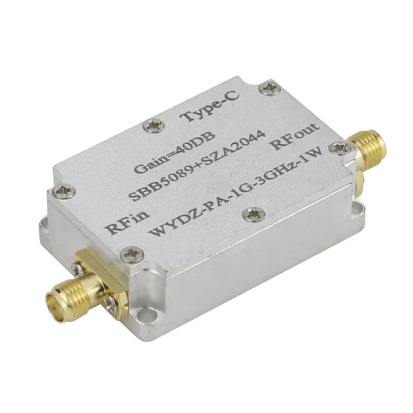202540 DB WYDZ-PA-1G-3GHz-1W SBB5089+SZA2044 Односторонний микроволновый усилитель мощности Модуль усилителя мощности RF
202540 DB WYDZ-PA-1G-3GHz-1W SBB5089+SZA2044 Односторонний микроволновый усилитель мощности Модуль усилителя мощности RF