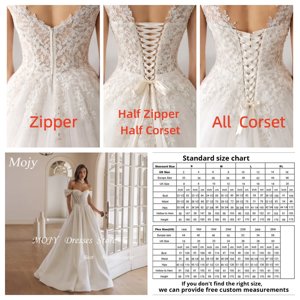 Mojy Corset Lace Wedding Dress A Line Princess Bride Dress With Pockets Princess Women Wedding Party Gown
Mojy Corset Lace Wedding Dress A Line Princess Bride Dress With Pockets Princess Women Wedding Party Gown