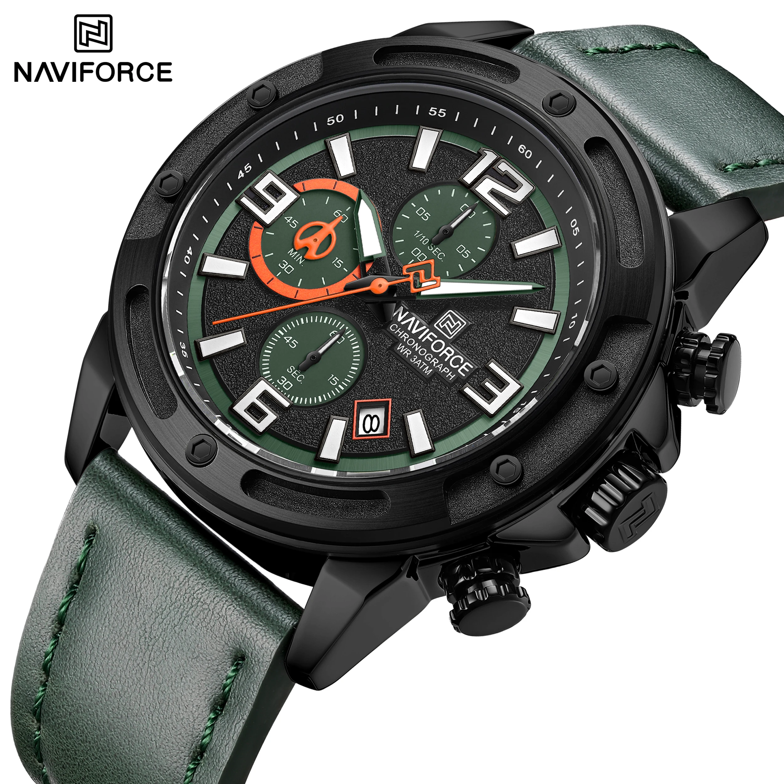NAVIFORCE оригинальные мужские кварцевые наручные часы с хронографом, водонепроницаемые часы с датой, модные военные светящиеся часы Reloj Hombre 2025
NAVIFORCE оригинальные мужские кварцевые наручные часы с хронографом, водонепроницаемые часы с датой, модные военные светящиеся часы Reloj Hombre 2025