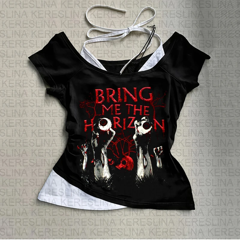 European and American 2000s punk Y2k style dark street style original style trendy printed vest T-shirt cool street fashion
European and American 2000s punk Y2k style dark street style original style trendy printed vest T-shirt cool street fashion