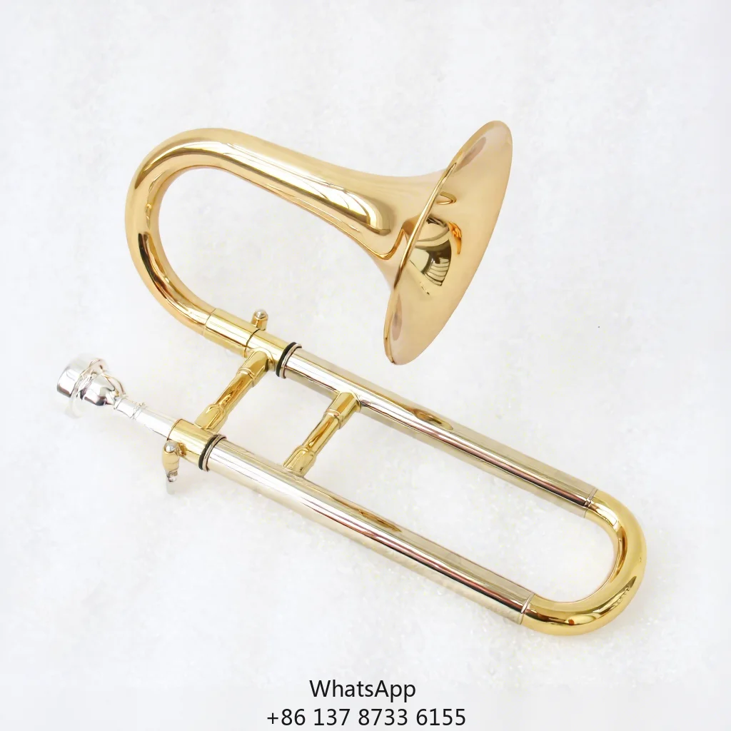 RTS Bb/A Or High Bb Flat Clear Lacquered Gold Copper Bell Cupronickel Full Slide Brass Body Piccolo Trombone In Stock
RTS Bb/A Or High Bb Flat Clear Lacquered Gold Copper Bell Cupronickel Full Slide Brass Body Piccolo Trombone In Stock