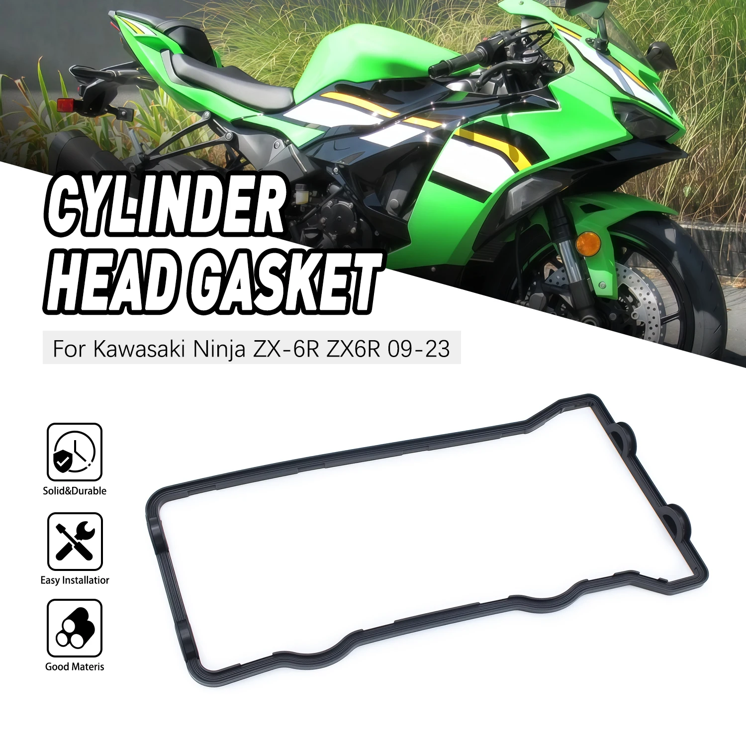 Motorcycle Parts Cylinder Head Valve Cover Gasket For Kawasaki Ninja 2009-2021 2022 2023 2024 2025 11061-0375
Motorcycle Parts Cylinder Head Valve Cover Gasket For Kawasaki Ninja 2009-2021 2022 2023 2024 2025 11061-0375