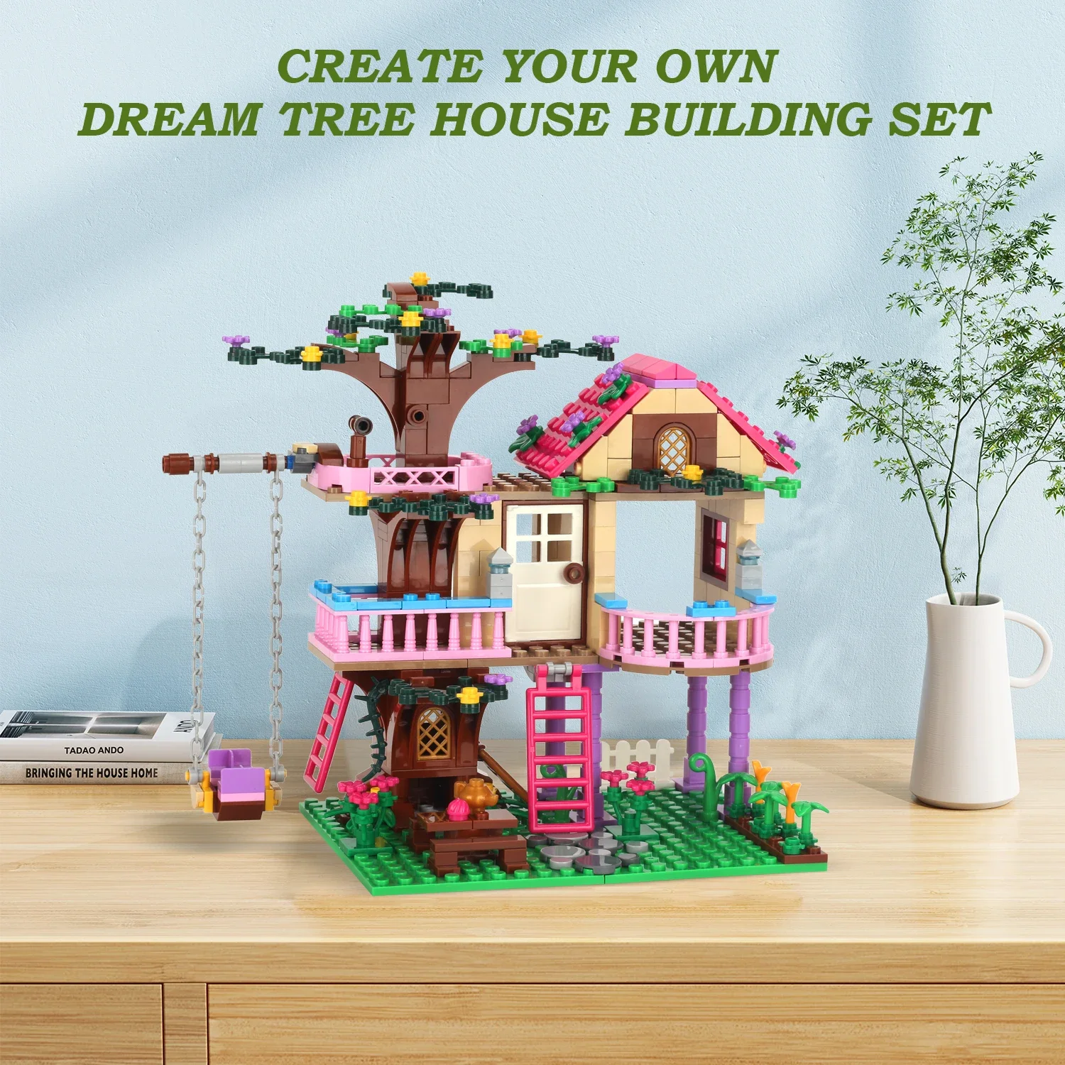 Creative Tree House Architecture Building Blocks MOC Model Kit with Assembly Bricks STEM Educational Toys Gift for Kids
Creative Tree House Architecture Building Blocks MOC Model Kit with Assembly Bricks STEM Educational Toys Gift for Kids