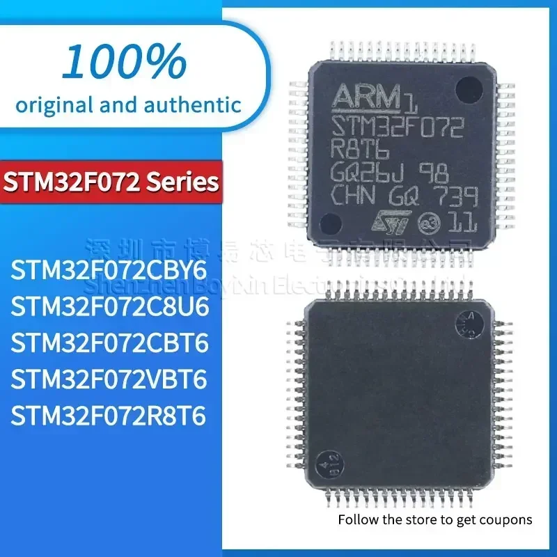 STM32F072CBY6 STM32F072C8U6 STM32F072CBT6 STM32F072VBT6 STM32F072R8T6 black plastic shell
STM32F072CBY6 STM32F072C8U6 STM32F072CBT6 STM32F072VBT6 STM32F072R8T6 black plastic shell