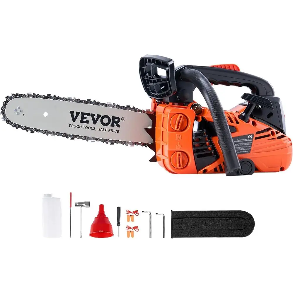 25.4 CC 2-Cycle Top andle Gas Powered Cainsaw 12 IncPetrol andeld CordlCain Saw or Tree Wood Cutting
25.4 CC 2-Cycle Top andle Gas Powered Cainsaw 12 IncPetrol andeld CordlCain Saw or Tree Wood Cutting