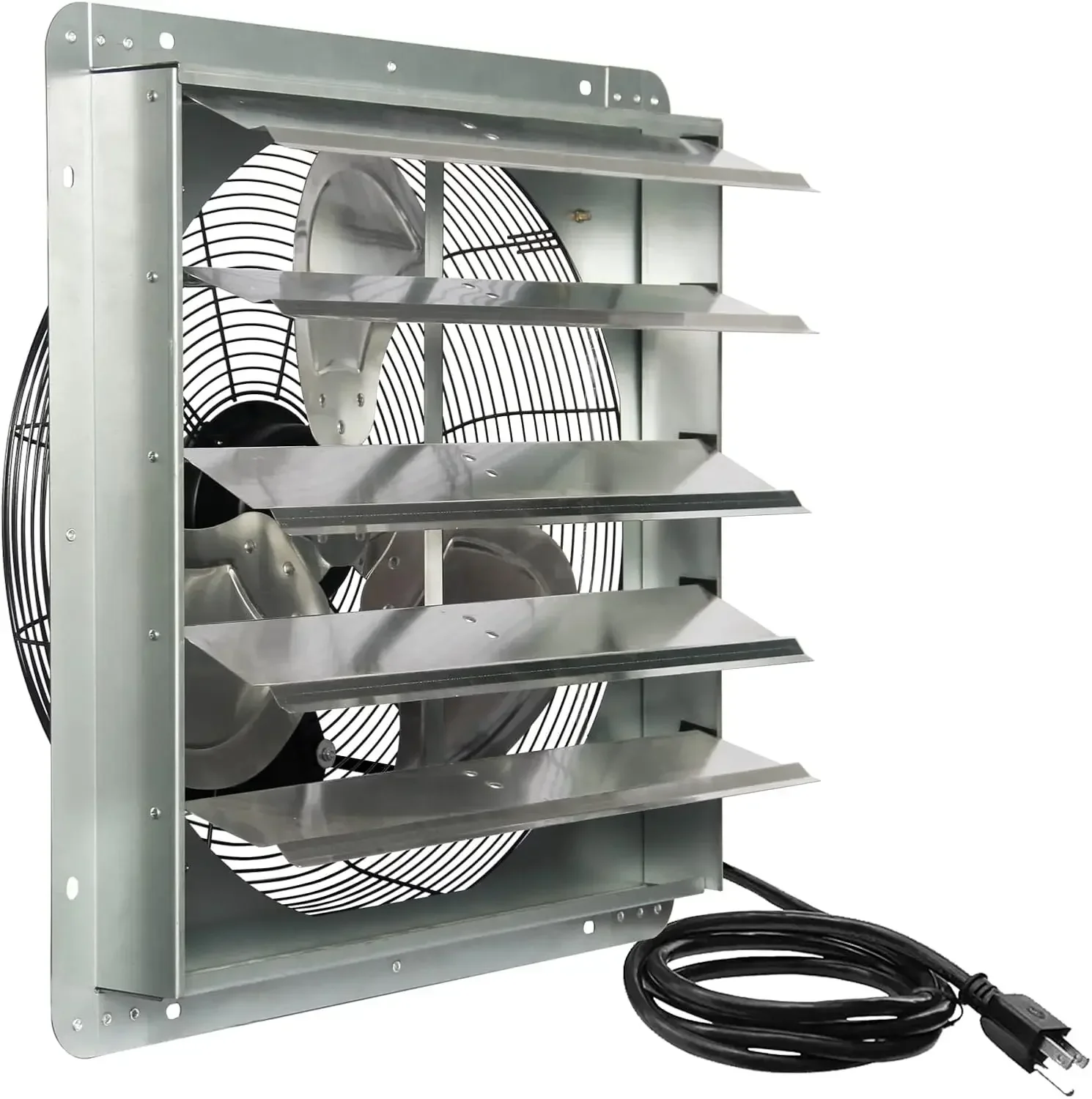 KEN BROWN 20 Inch Shutter Exhaust Fan With 1.65 Meters Power Cord Wall Mounted, High Speed 3500CFM, Vent Fan For Garages
KEN BROWN 20 Inch Shutter Exhaust Fan With 1.65 Meters Power Cord Wall Mounted, High Speed 3500CFM, Vent Fan For Garages