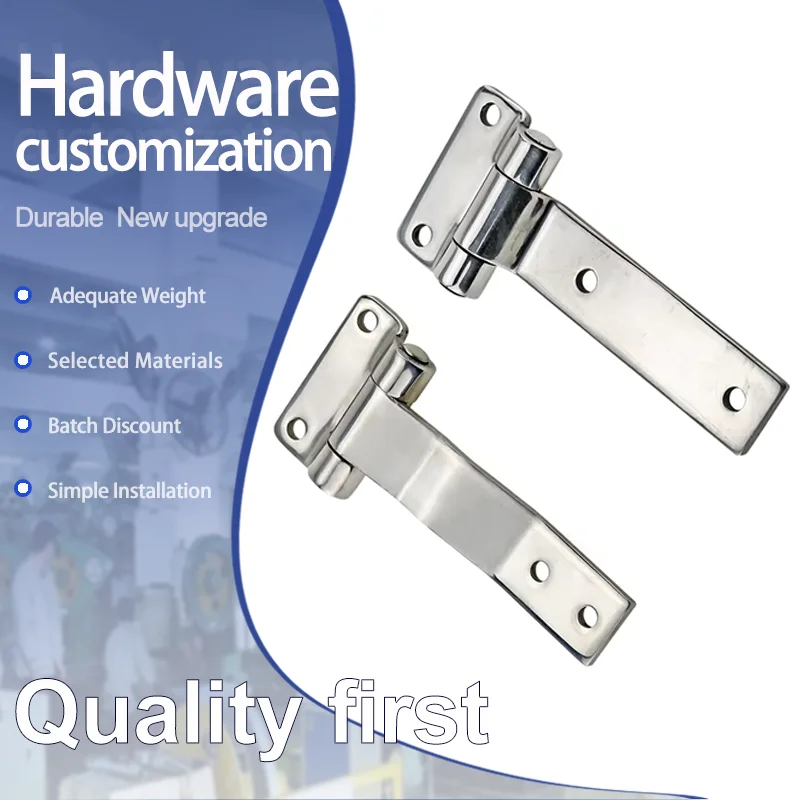 304 Stainless Steel T-Shaped Long Tongue Hinge for Industrial Automotive and Marine Machinery and Equipment
304 Stainless Steel T-Shaped Long Tongue Hinge for Industrial Automotive and Marine Machinery and Equipment