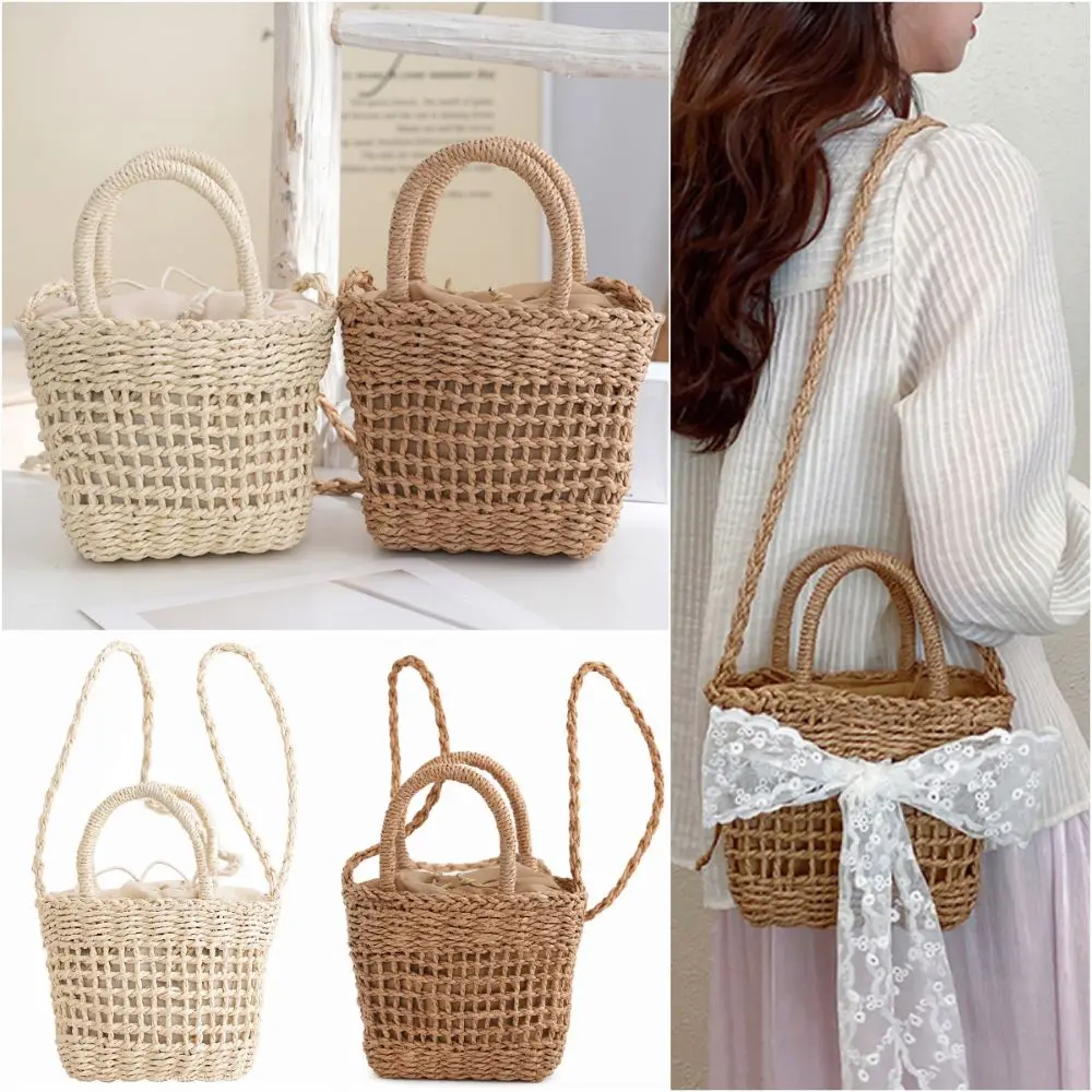 Retro Multicolor Weave Handbag Large Capacity Countryside Style Woven Bag Beach Rope Woven Beach Bag Women Ornament
Retro Multicolor Weave Handbag Large Capacity Countryside Style Woven Bag Beach Rope Woven Beach Bag Women Ornament