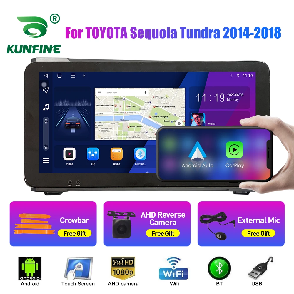 10,33 дюймовый автомобильный радиоприемник для TOYOTA Sequoia Tundra 2014-2018 2Din Android автомобильный стерео DVD GPS навигатор плеер QLED экран Carplay
10,33 дюймовый автомобильный радиоприемник для TOYOTA Sequoia Tundra 2014-2018 2Din Android автомобильный стерео DVD GPS навигатор плеер QLED экран Carplay