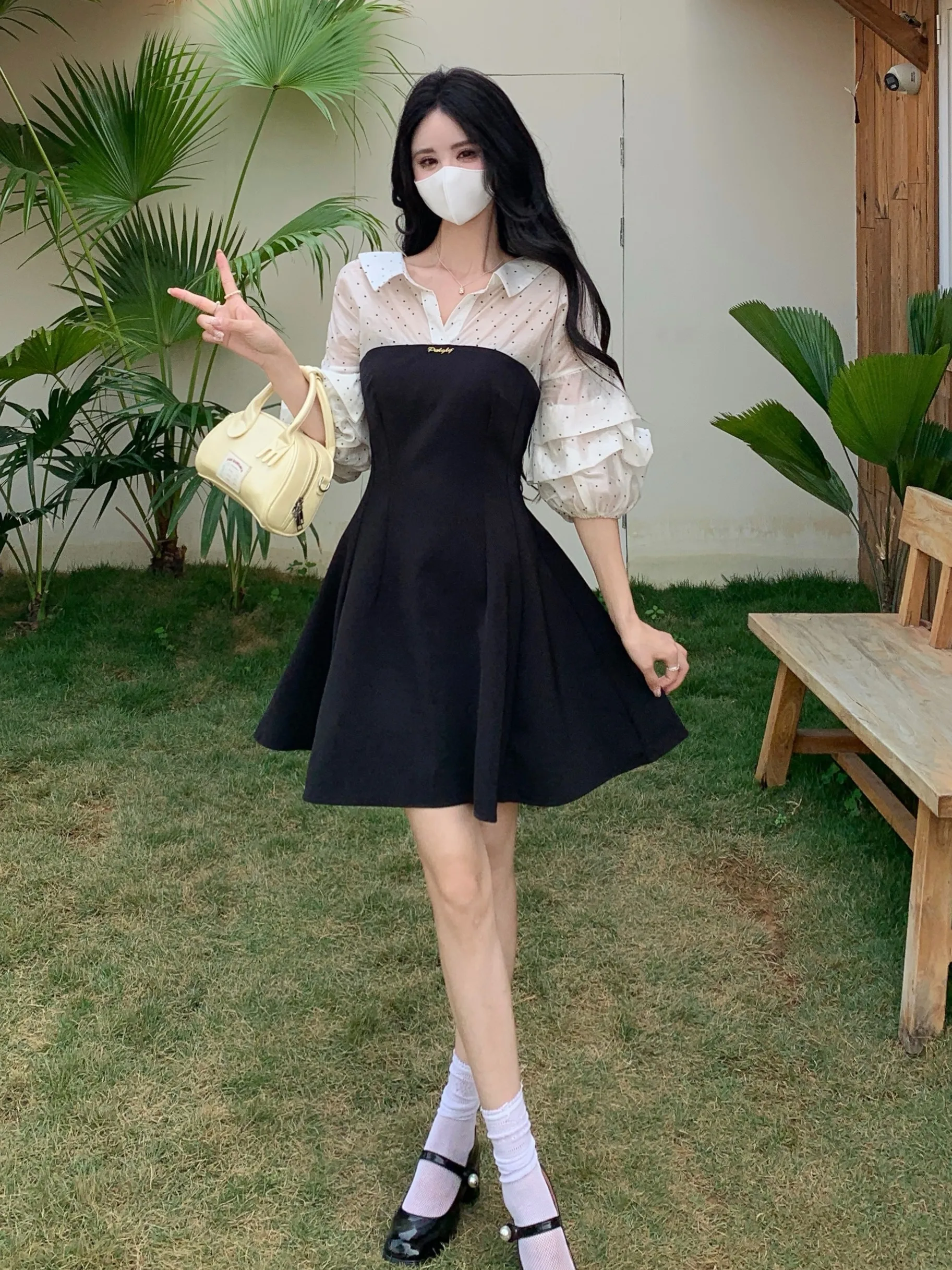plus Size Polka Dot Shirt Dress Women's Summer New Waist Cinching Slimming Design A-Line Short Skirt Commute Style Korean Ver...
plus Size Polka Dot Shirt Dress Women's Summer New Waist Cinching Slimming Design A-Line Short Skirt Commute Style Korean Ver...