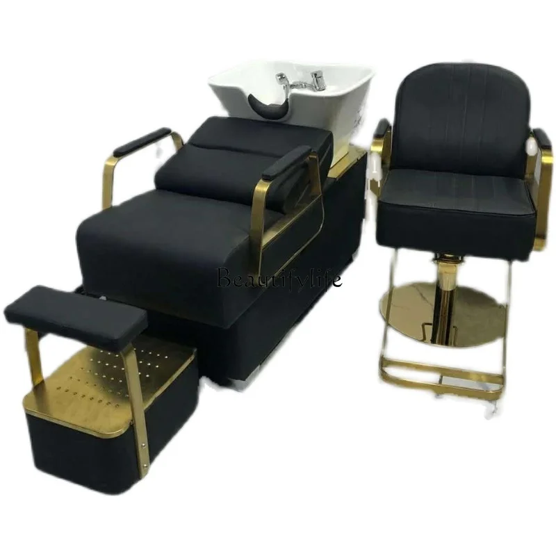 Semi-Reclining Flush Bed for Barber Shops and Salons, Simple Modern High-End Hair Salon Bed
Semi-Reclining Flush Bed for Barber Shops and Salons, Simple Modern High-End Hair Salon Bed