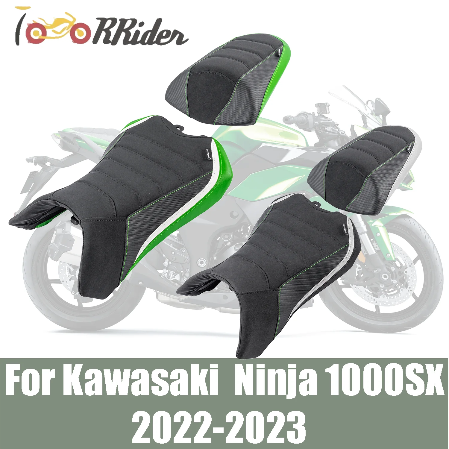 For Kawasaki Ninja 1000SX 1000 SX S X 2022 2023 Motorcycle Accessories Passenger Driver Seat Cover Front Rear Pillion PU Pad
For Kawasaki Ninja 1000SX 1000 SX S X 2022 2023 Motorcycle Accessories Passenger Driver Seat Cover Front Rear Pillion PU Pad
