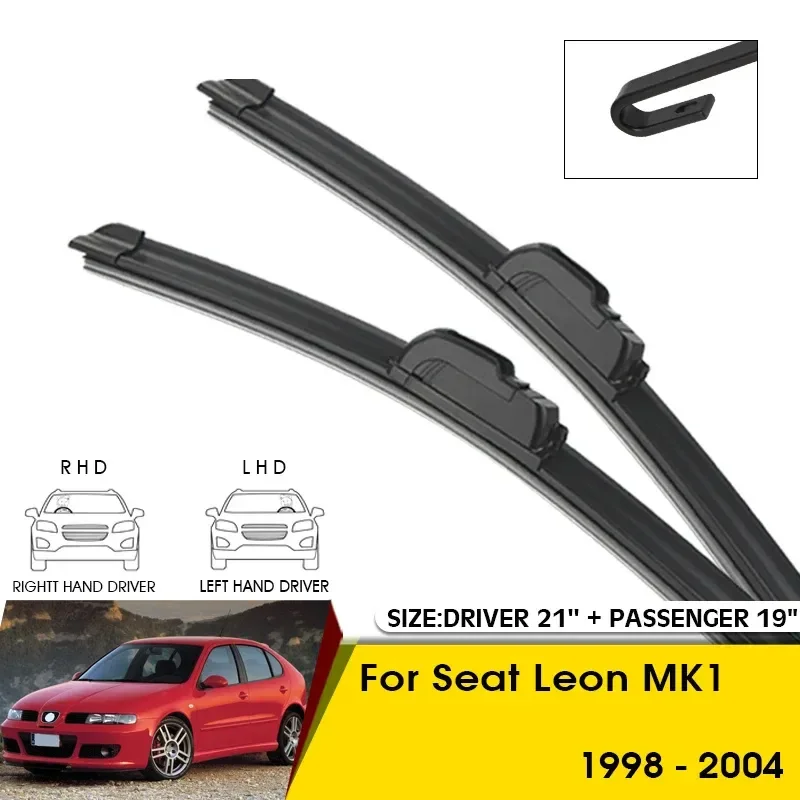 Car Wiper Blades For Seat Leon MK1 1998-2004 Windshield Windscreen Front Window Blades 21"+19" Car Accessories
Car Wiper Blades For Seat Leon MK1 1998-2004 Windshield Windscreen Front Window Blades 21"+19" Car Accessories