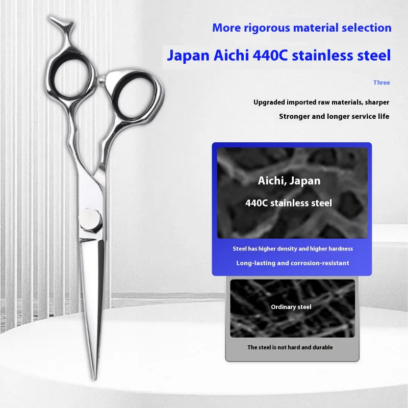 tijeras peluquería profesional 미용가위 Hair Scissors Salon Hairdresser Professional Hairdressing Scissors Japan440c Steel 6Inch
tijeras peluquería profesional 미용가위 Hair Scissors Salon Hairdresser Professional Hairdressing Scissors Japan440c Steel 6Inch