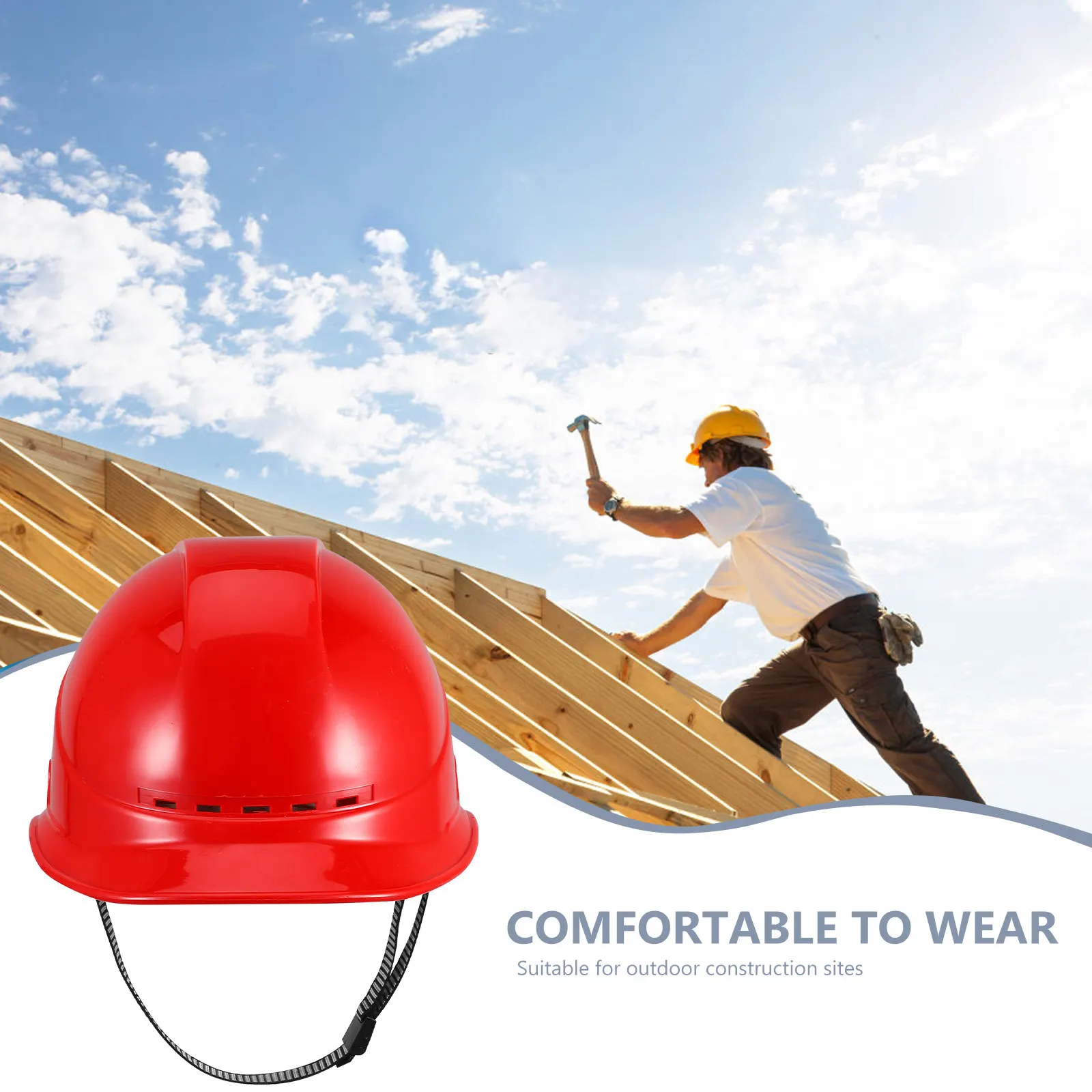 Vented Safety Hard Hat For Outdoor Construction Adjustable Breathable Protective Construction Safety For Men
Vented Safety Hard Hat For Outdoor Construction Adjustable Breathable Protective Construction Safety For Men