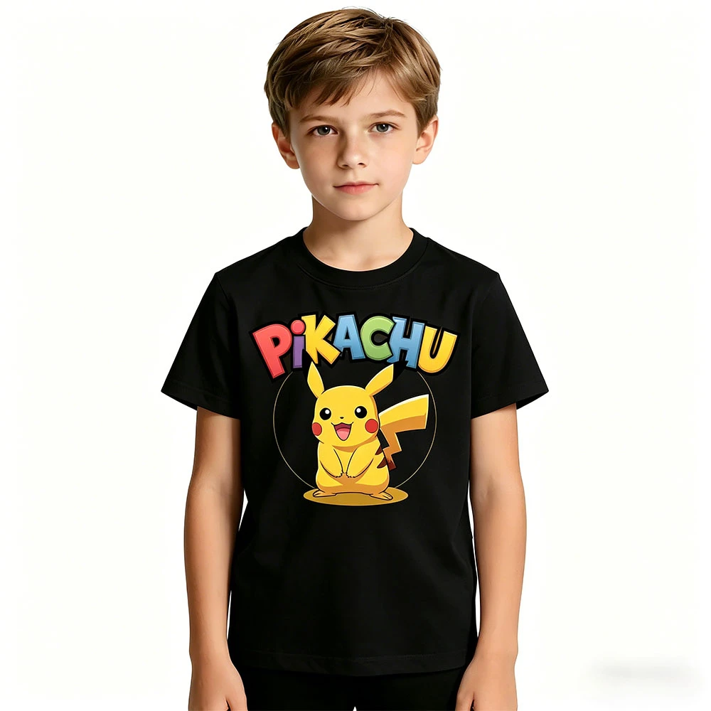 Summer Anime Pokémon Cosplay T-Shirt Cotton Short Sleeve Tops Casual Loose Retro T-Shirt Men Women Kids Family Matching Outfits
Summer Anime Pokémon Cosplay T-Shirt Cotton Short Sleeve Tops Casual Loose Retro T-Shirt Men Women Kids Family Matching Outfits