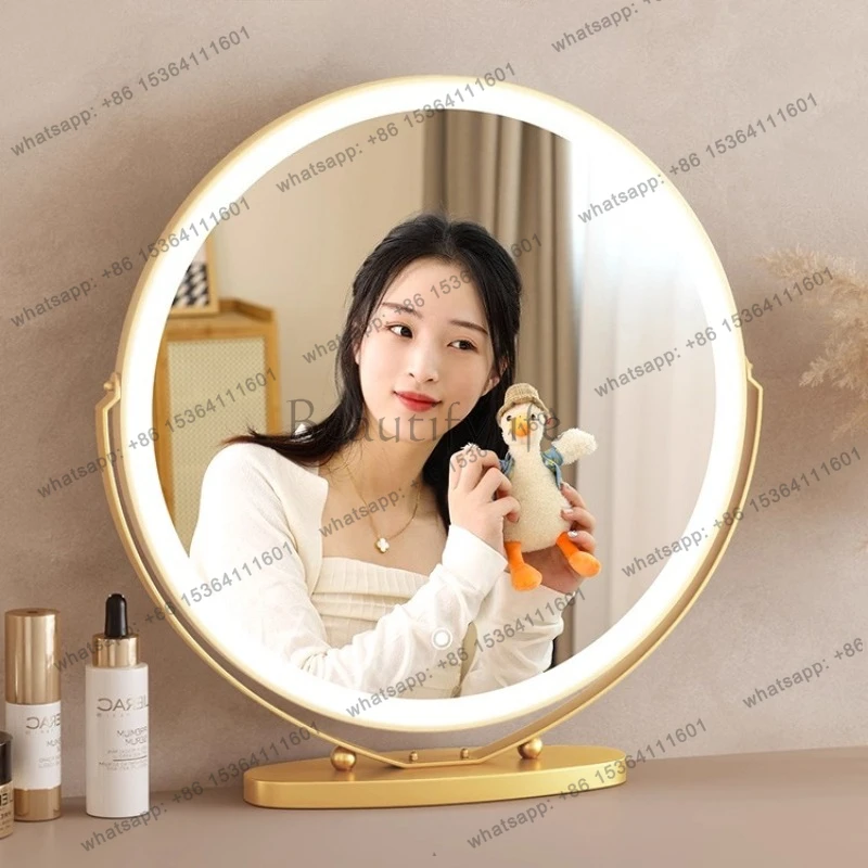 Modern Lamp Light makeup mirror Room decoration Table vanity mirror Decorative Mirrors with light Home decor bathroom decor
Modern Lamp Light makeup mirror Room decoration Table vanity mirror Decorative Mirrors with light Home decor bathroom decor