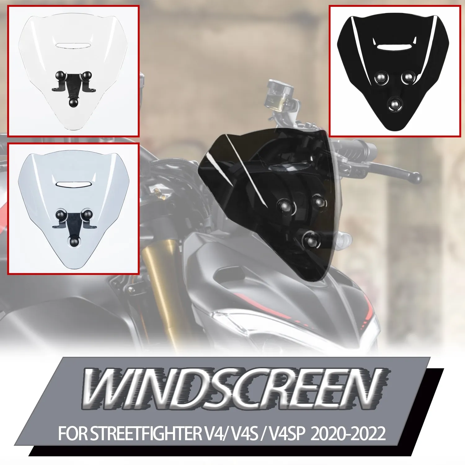Лобовое стекло мотоцикла с кронштейном для Ducati Streetfighter V4 V4S V4SP 2020-2022, аксессуары для дефлектора ветрового стекла
Лобовое стекло мотоцикла с кронштейном для Ducati Streetfighter V4 V4S V4SP 2020-2022, аксессуары для дефлектора ветрового стекла