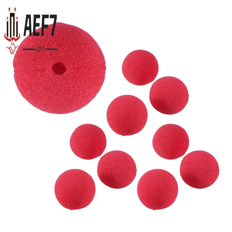 AEF7-10Pcs Adorable Red Ball Sponge Clown Nose For Party Wedding Decoration Christmas Halloween Costume Magic Dress Accessories
AEF7-10Pcs Adorable Red Ball Sponge Clown Nose For Party Wedding Decoration Christmas Halloween Costume Magic Dress Accessories