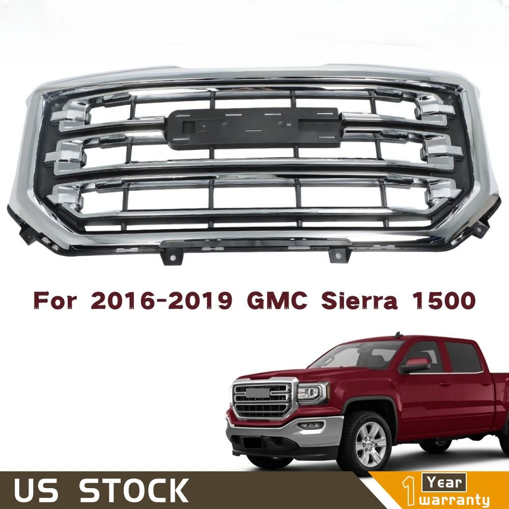 Front Upper Bumper Grille Chrome Trim Grill For GMC Sierra 1500 2016 2017-2019
Front Upper Bumper Grille Chrome Trim Grill For GMC Sierra 1500 2016 2017-2019