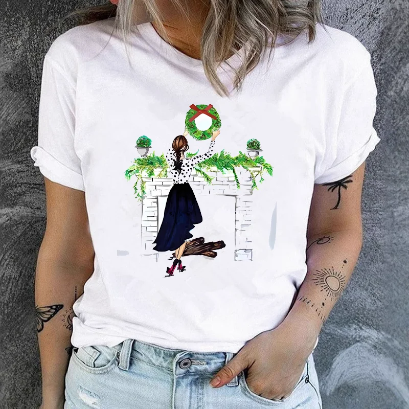 Top Urban Girls Wear Casual Round Neck White T-shirt Women Short Sleeves Graphic T Shirts Harajuku Summer polyester fabric
Top Urban Girls Wear Casual Round Neck White T-shirt Women Short Sleeves Graphic T Shirts Harajuku Summer polyester fabric