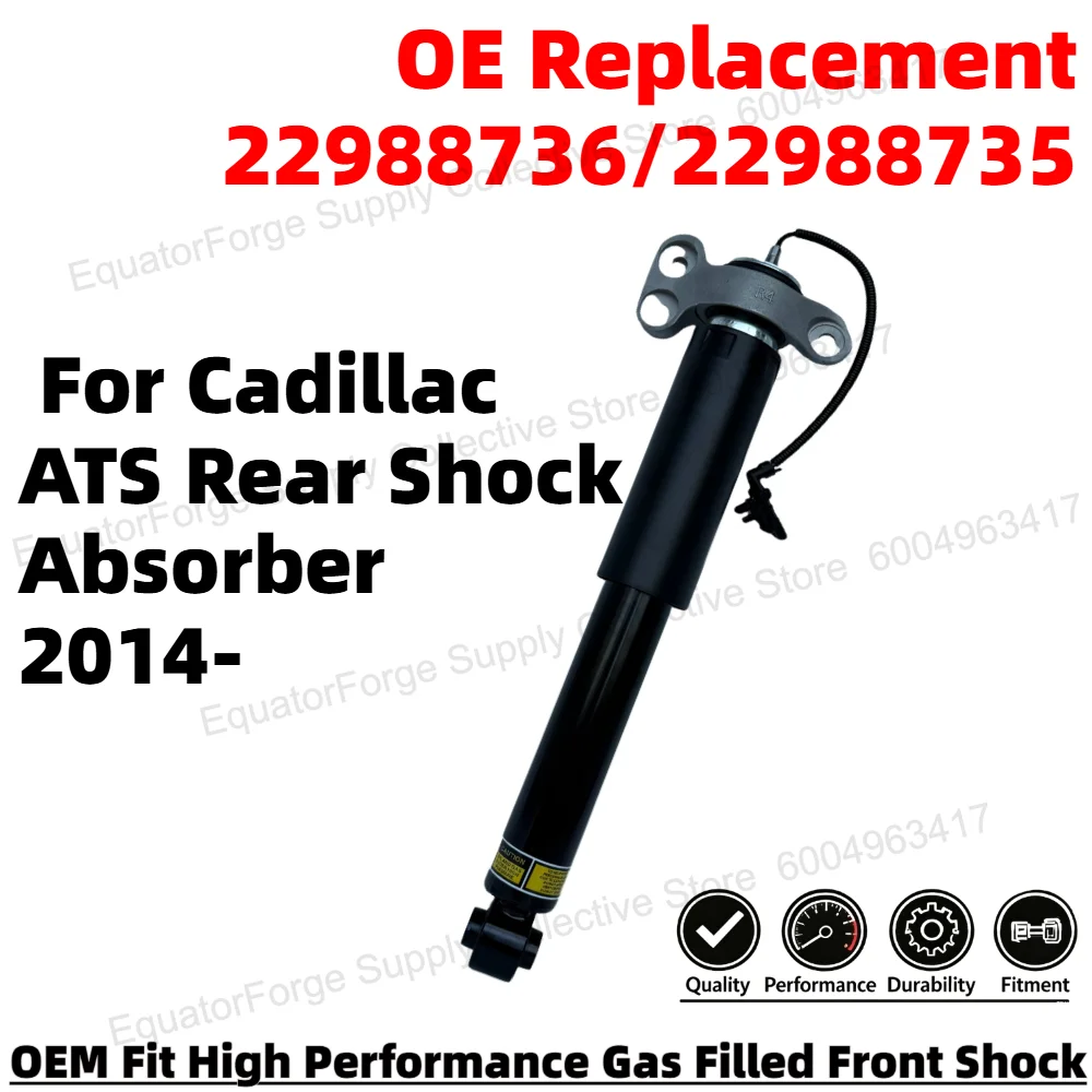 Comfortable Direct Fit High Stability Premium Reliable Rear Shock Absorber for Cadillac ATS OE Number 22988736/22988735
Comfortable Direct Fit High Stability Premium Reliable Rear Shock Absorber for Cadillac ATS OE Number 22988736/22988735