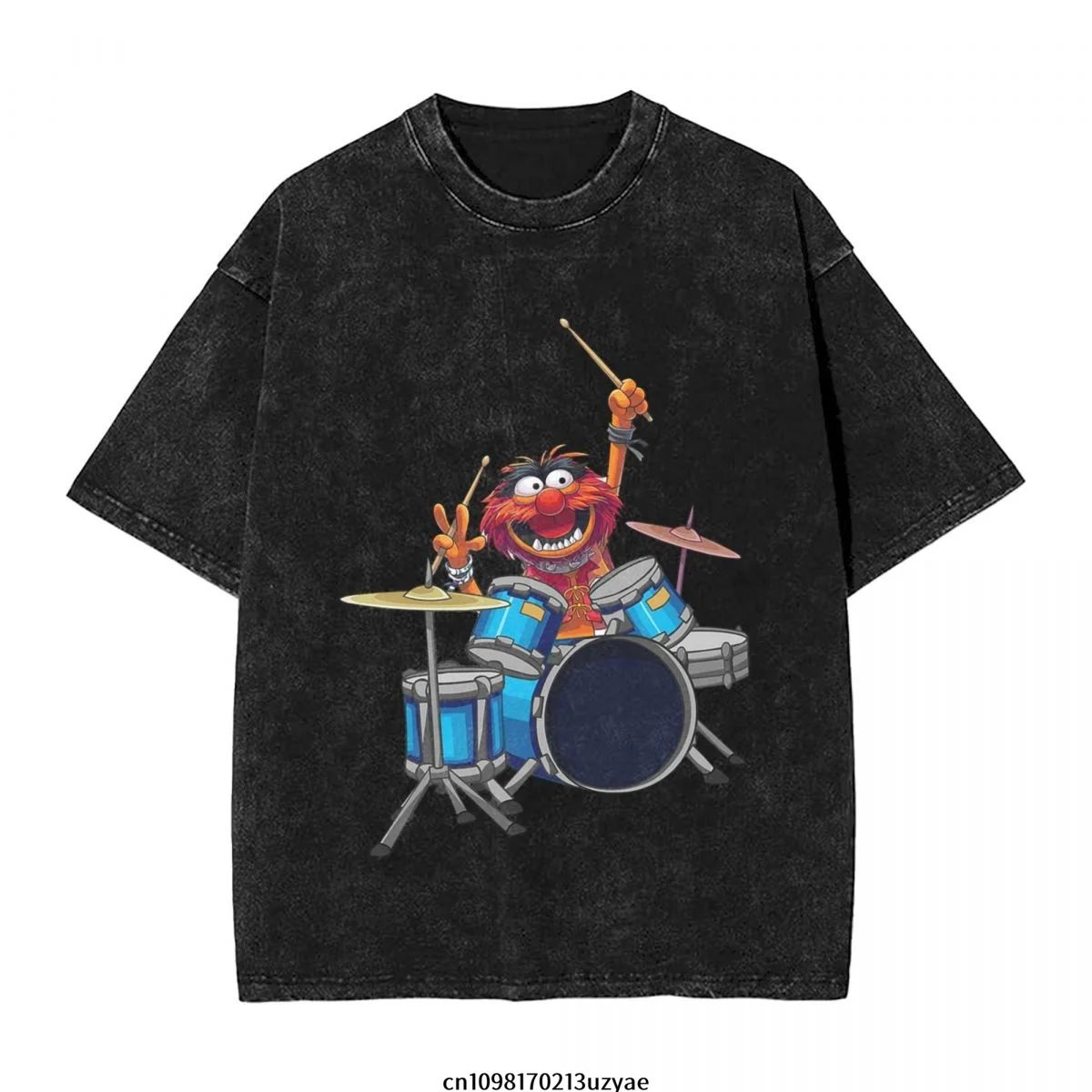 Мужская винтажная хлопковая футболка с короткими рукавами Animal Drummer Show Muppet Drum, летняя футболка в стиле хип-хоп
Мужская винтажная хлопковая футболка с короткими рукавами Animal Drummer Show Muppet Drum, летняя футболка в стиле хип-хоп