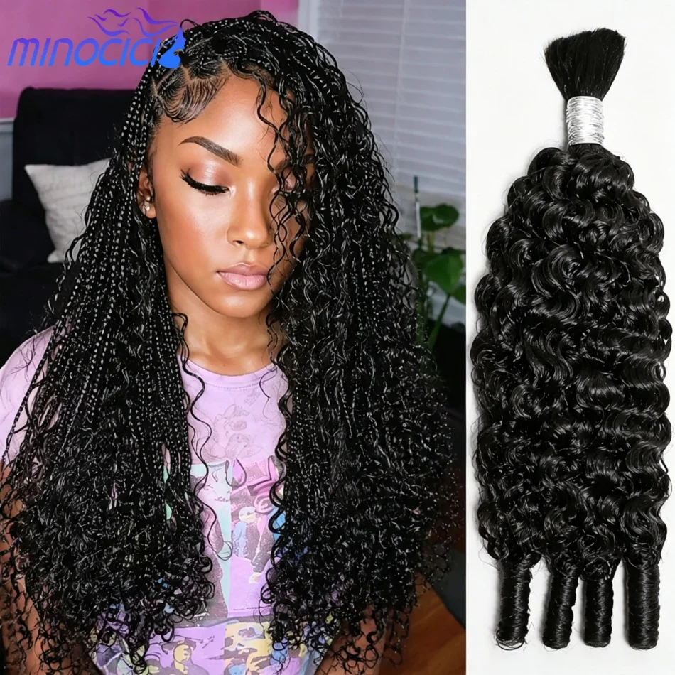 Burmese Curly Human Braiding Hair For Boho Braids Bulk Human Hair Brazilian Virgin Hair Bundles For Braiding No Weft Black 30 Inch
Burmese Curly Human Braiding Hair For Boho Braids Bulk Human Hair Brazilian Virgin Hair Bundles For Braiding No Weft Black 30 Inch