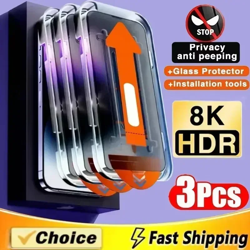 3PCS for Vivo Y29 Y28e Y18i Y03t Y17s Y16 Y19s Y27 4G 5G Screen Protector Privacy Anti-peeping Spy Tempered Glass Film
3PCS for Vivo Y29 Y28e Y18i Y03t Y17s Y16 Y19s Y27 4G 5G Screen Protector Privacy Anti-peeping Spy Tempered Glass Film