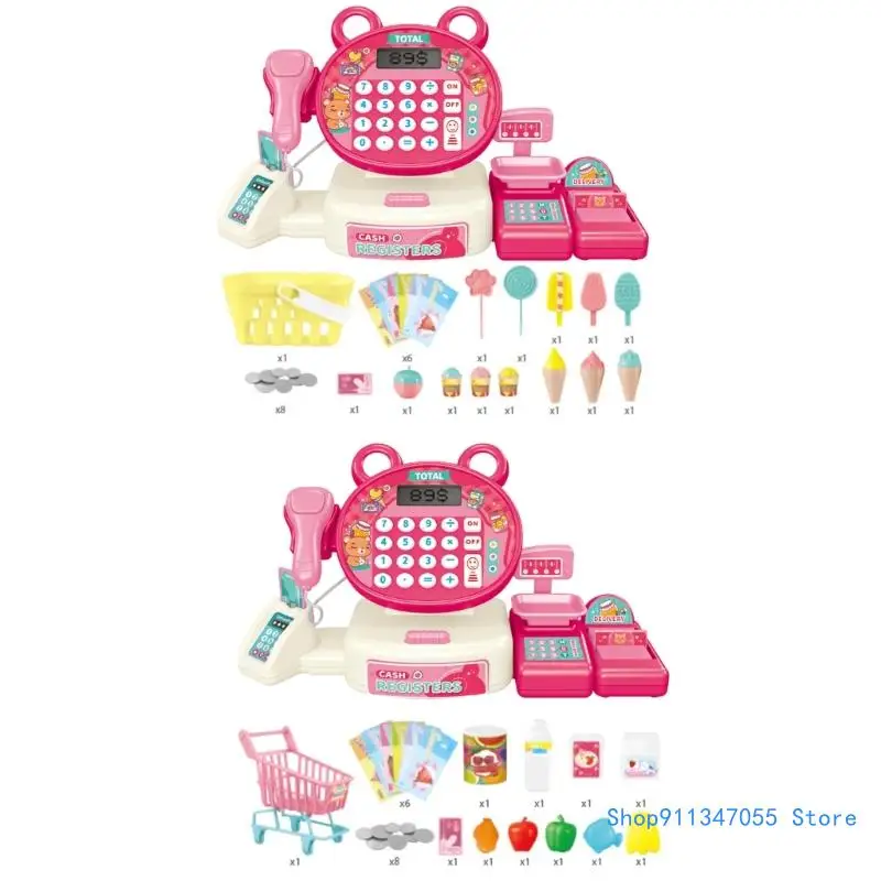 Kids Supermarket Cash Register Scanner Toy for Girls Pretend Play Shopping Toy Drop shipping
Kids Supermarket Cash Register Scanner Toy for Girls Pretend Play Shopping Toy Drop shipping