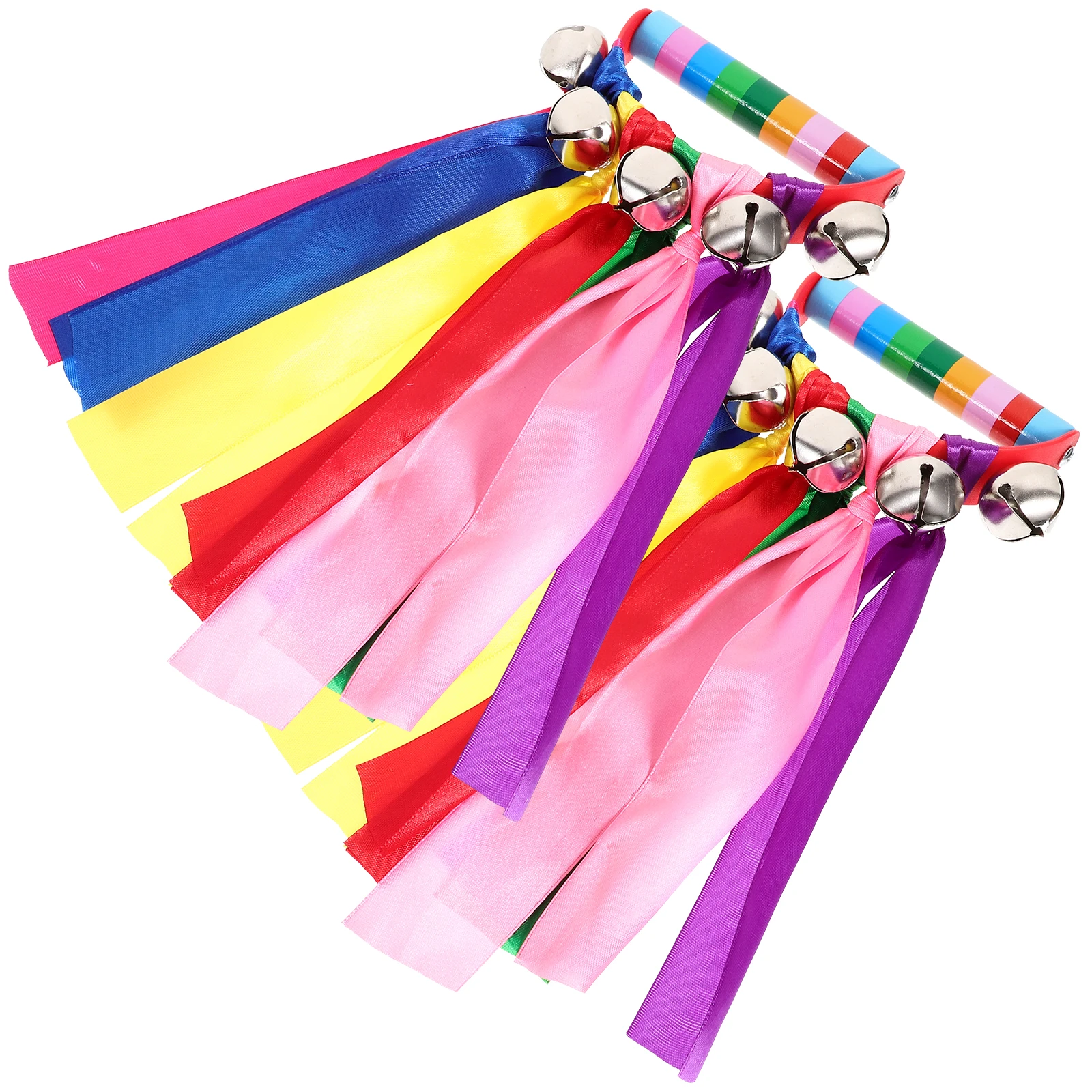 2pcs Rainbow Ribbon Tambourine 25cm Plastic Handle Kids Music Toy Gymnastics Dance Props Percussion Instrument Portable Hand
2pcs Rainbow Ribbon Tambourine 25cm Plastic Handle Kids Music Toy Gymnastics Dance Props Percussion Instrument Portable Hand